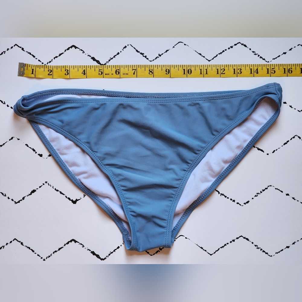 Blue bikini bottom